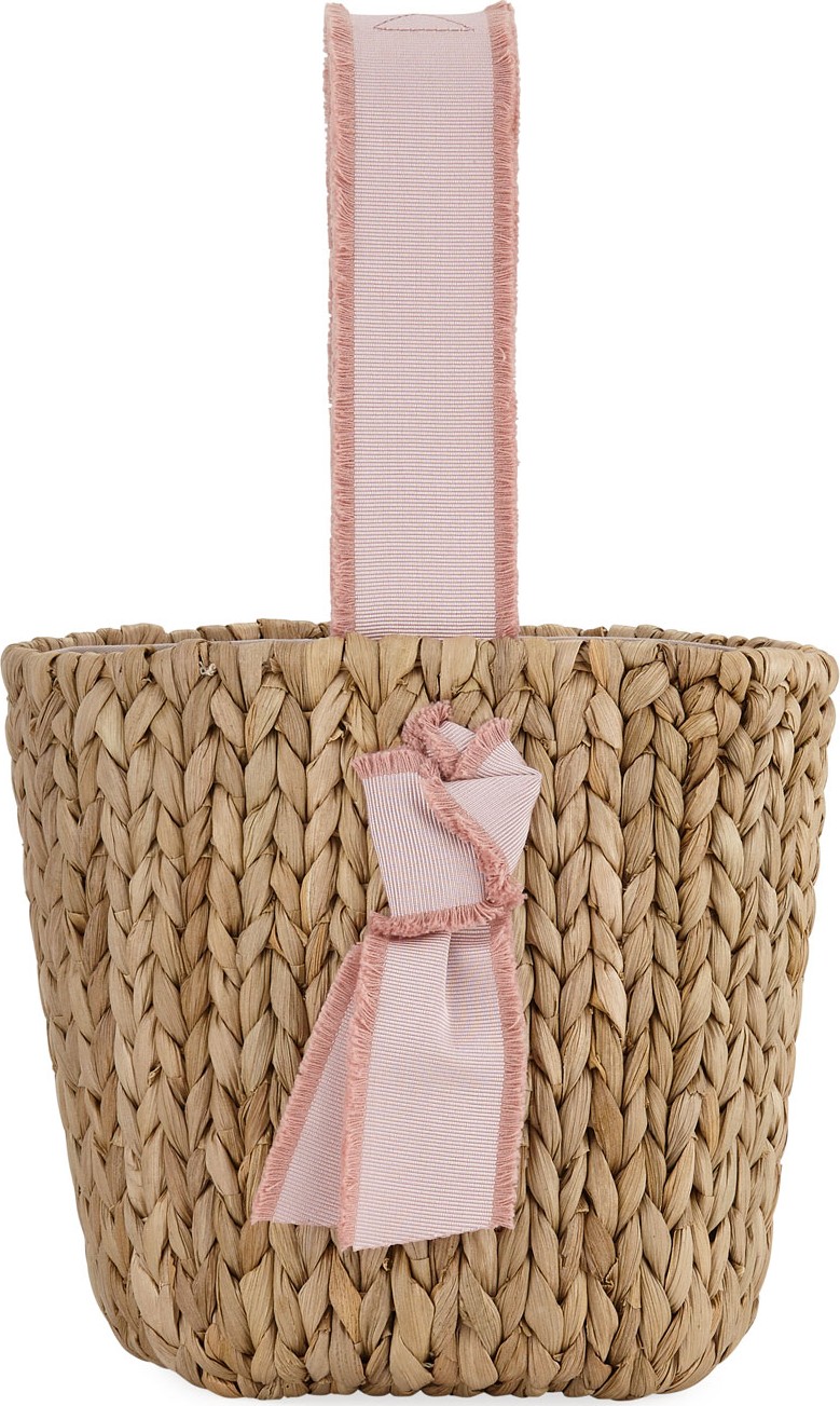 Pamela Munson Isla Bahia Petite Woven Bucket Bag