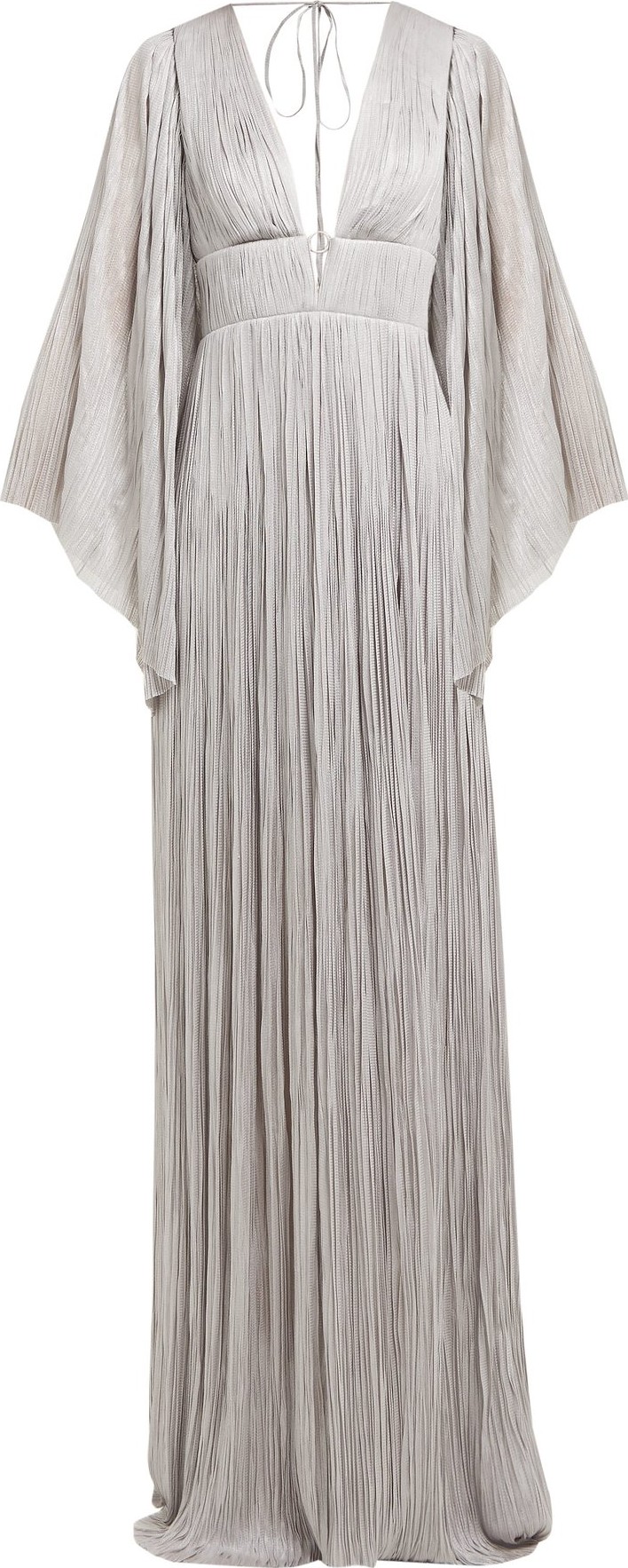 MARIA LUCIA HOHAN Zakiya front slit pleated gown