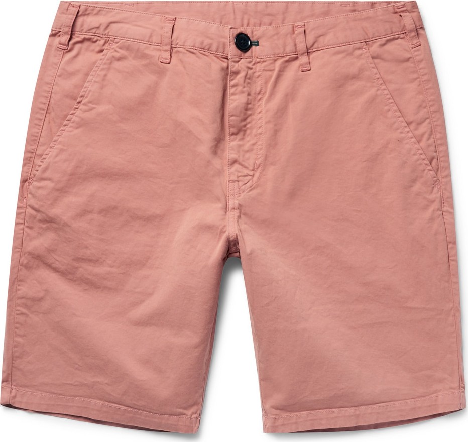 Ps By Paul Smith Stretch Pima Cotton-Twill Chino Shorts
