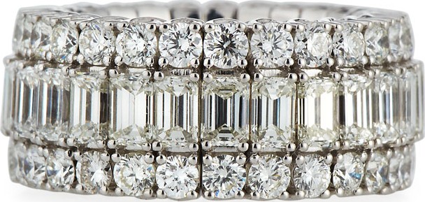 Picchiotti 18k Expandable Mixed-Cut Diamond Ring, 8.64 tcw