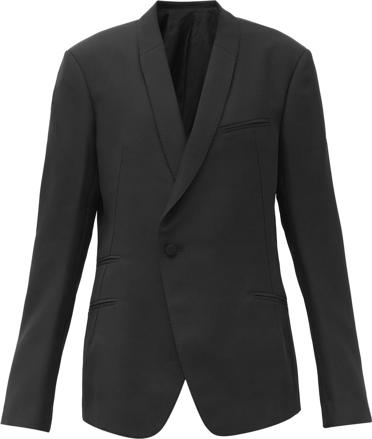 Haider Ackermann Miles wool-crepe single-breasted suit jacket