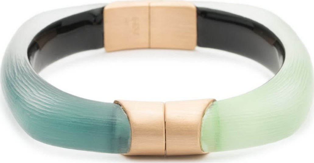 Alexis Bittar Soft Square Colorblock Hinge Bracelet
