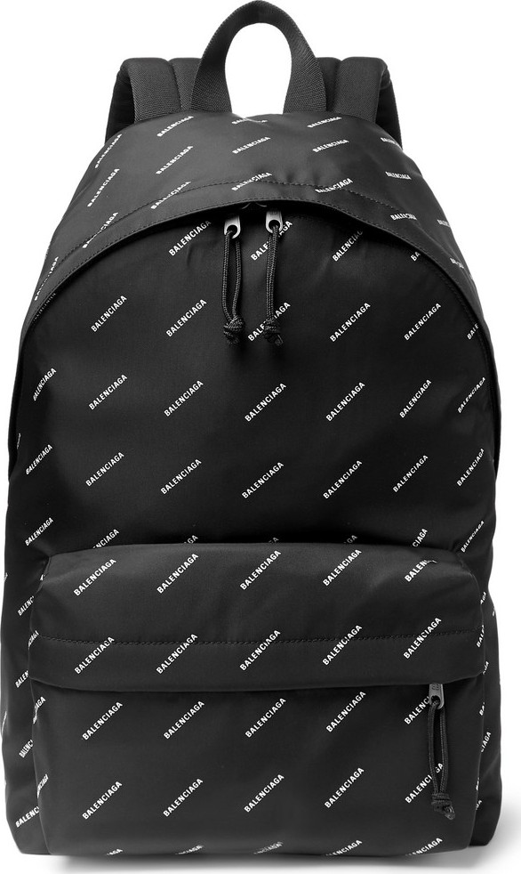 Balenciaga Explorer Logo-Print Nylon Backpack Balenciaga Explorer Logo-Print Nylon Backpack