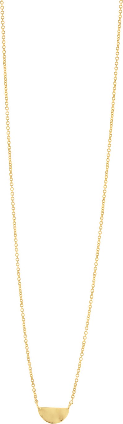 Gorjana Luca Semicircle Charm Necklace