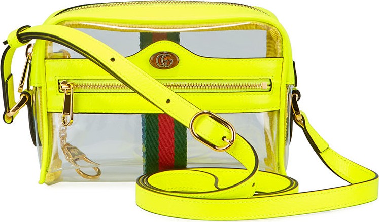 Gucci Ophidia Mini See-Through Vinyl Crossbody Bag