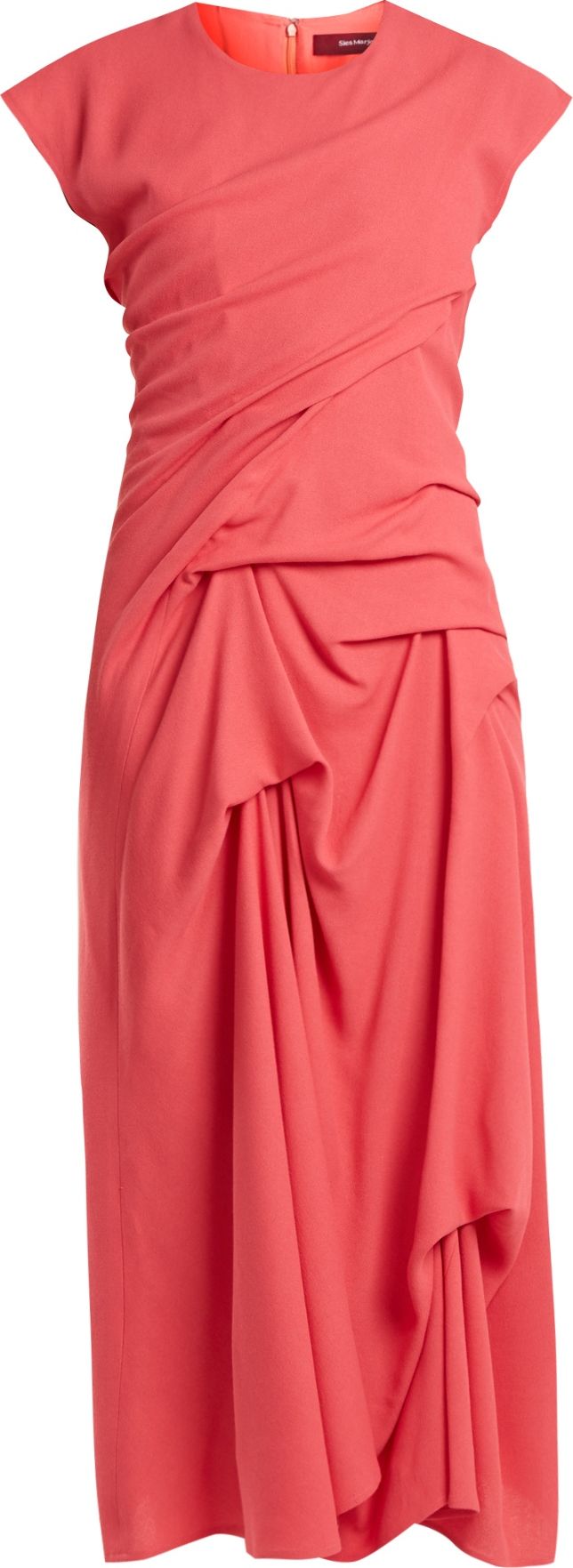 Sies Marjan Paloma ruched crepe dress