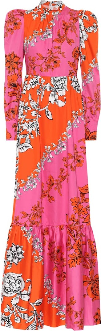 Erdem Claudina floral cotton gown