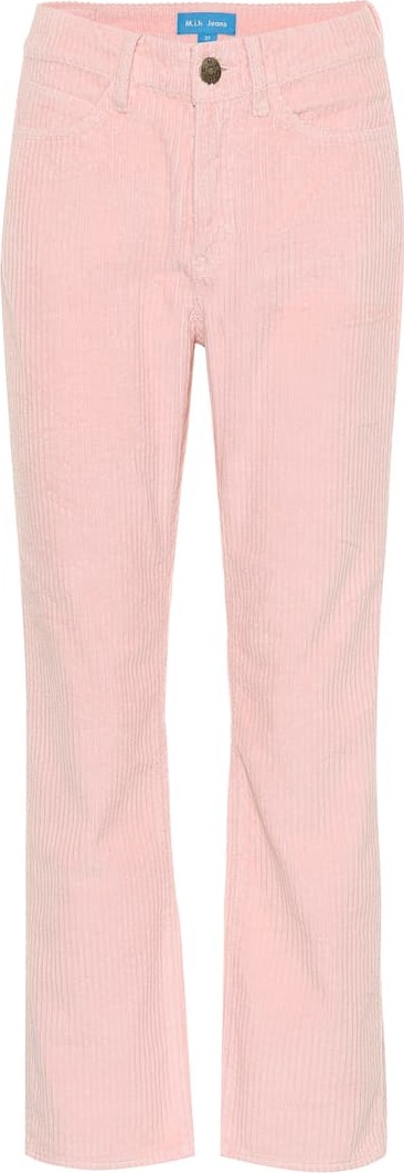 M.i.h Jeans Daily Crop high-rise corduroy pants