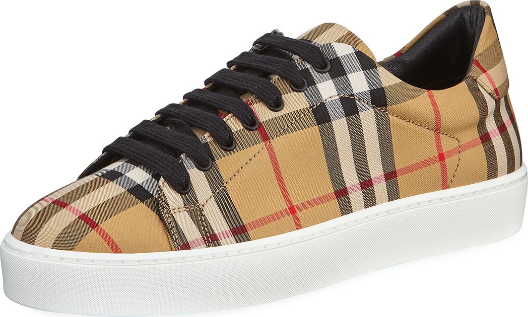 Burberry London England Westford Vintage Check Low-Top Sneakers