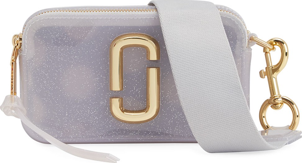 MARC JACOBS The Jelly Glitter Snapshot Crossbody Bag