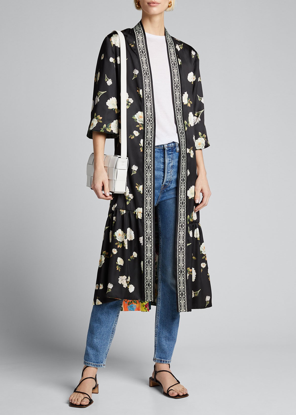 Alice + Olivia Dottie Printed Reversible Kimono