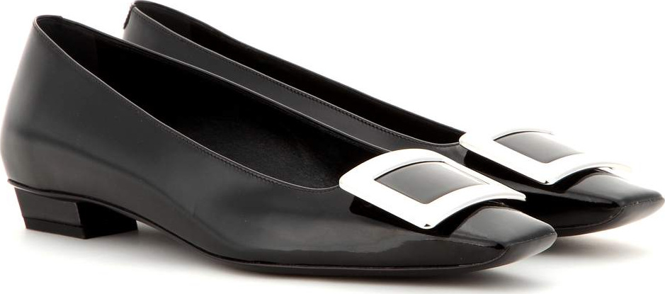 Roger Vivier Belle Vivier patent leather ballerinas