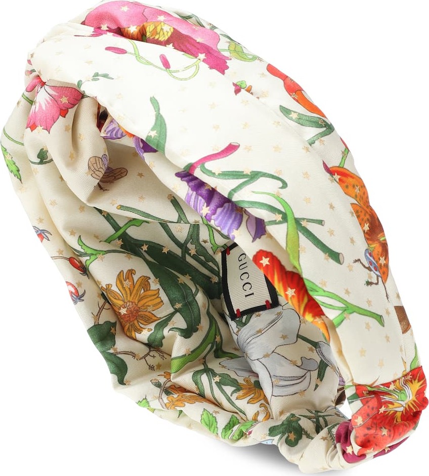 Gucci Floral silk headband