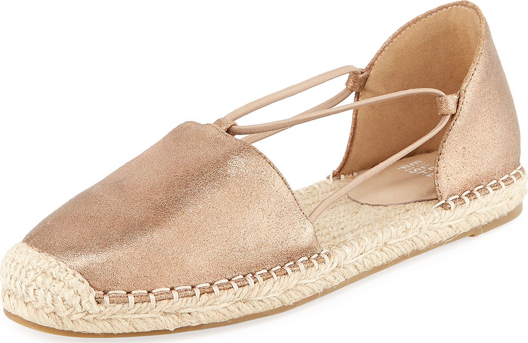 Eileen Fisher Lee Leather d'Orsay Espadrilles