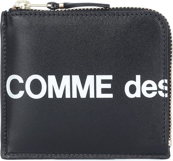 Comme des Garçons Wallets Huge Logo Small leather wallet