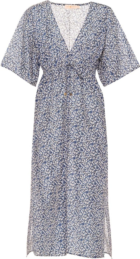 Tory Burch Floral cotton and silk dress