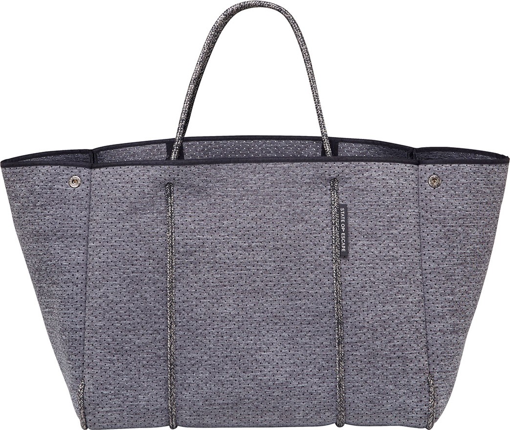 State of Escape Escape Perforated Tote Bag, Charcoal