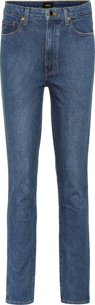 Khaite Vanessa high-rise straight jeans