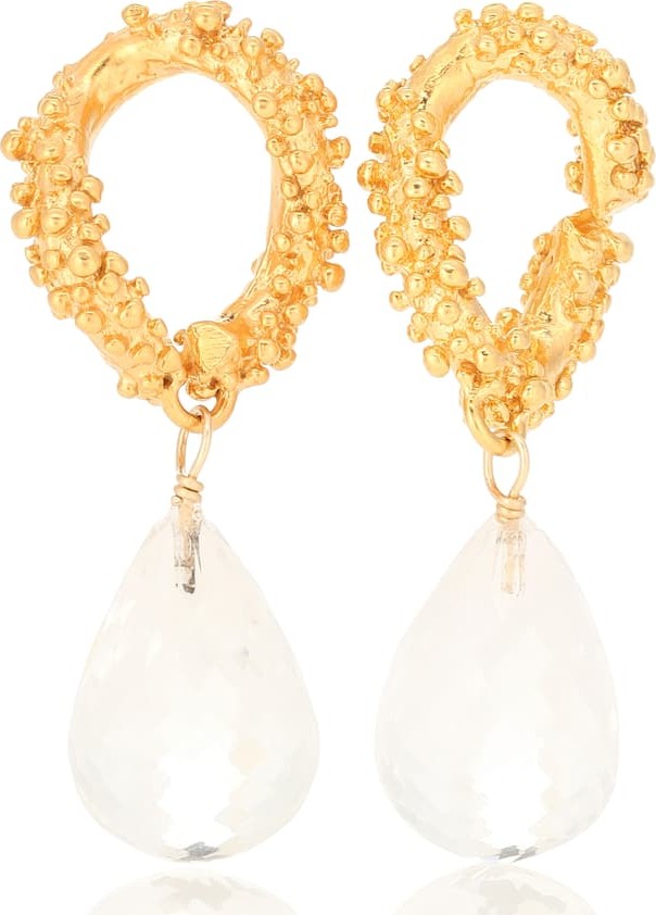 Alighieri The Initial Spark 24kt gold-plated earrings