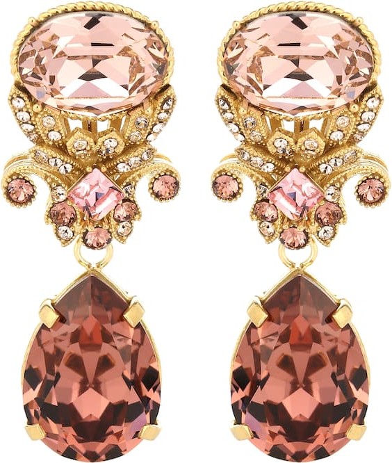 Dolce & Gabbana Crystal-embellished earrings