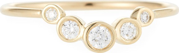 Zoe Chicco 14k Graduated Five-Diamond Ring