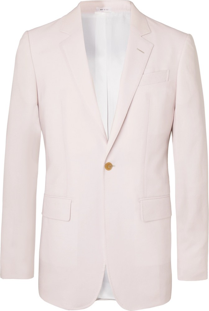Gabriela Hearst Off-White Damien Slim-Fit Wool Suit Jacket