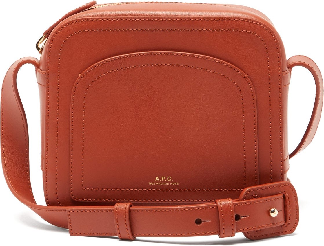 A.P.C. Louisette smooth-leather cross-body bag