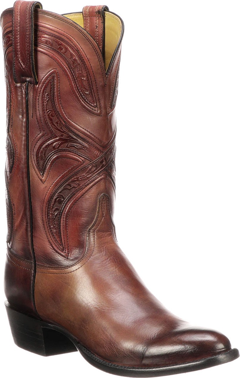Lucchese Men's Knox Leather Cowboy Boots