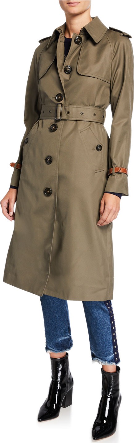 COACH Cotton Trench Coat