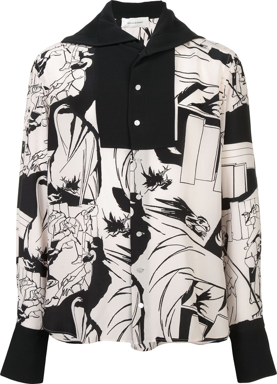 Wales Bonner illustration print shirt