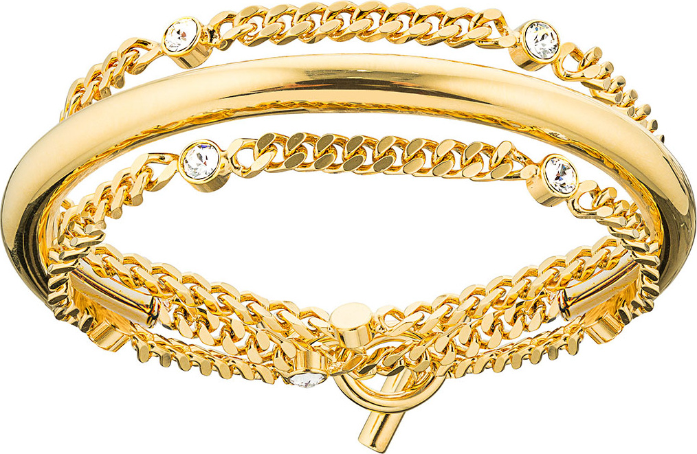 Vita Fede Luna Crystal Chain Wrap Bracelet