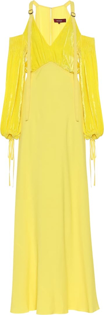 Sies Marjan Carter silk and cotton maxi dress