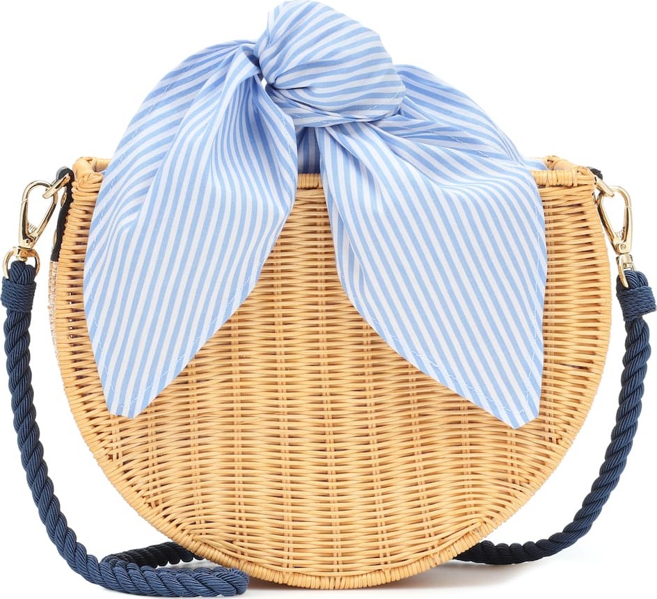 KAYU Dylan wicker shoulder bag