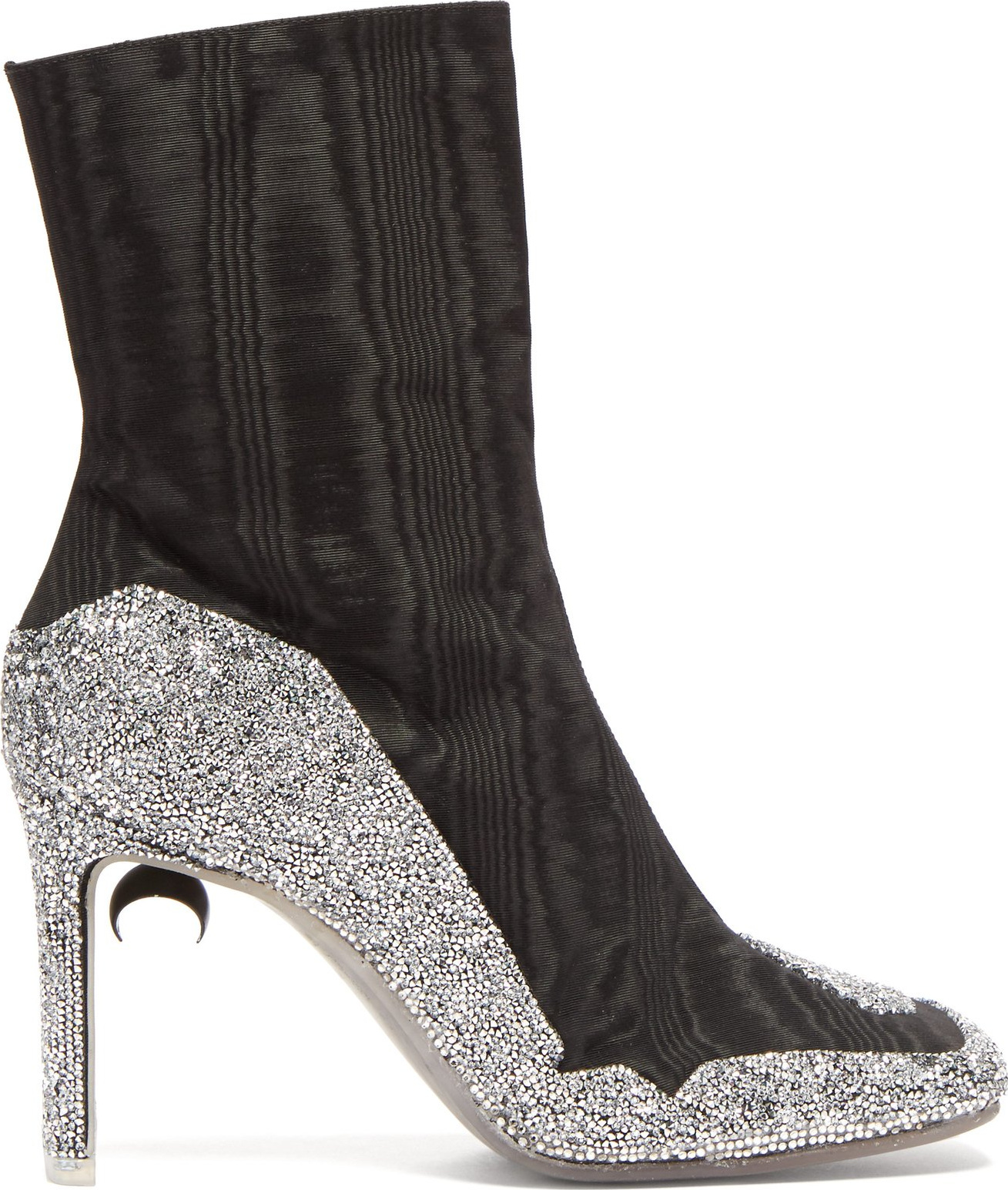 Marine Serre X Nicholas Kirkwood Swarovski-embellished boots