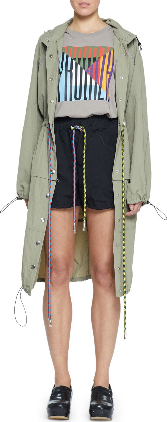 Proenza Schouler PSWL Drawstring Parachute Coat