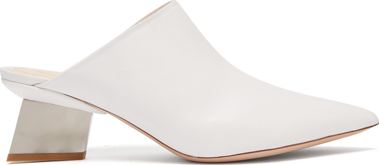 Nicholas Kirkwood Veronika point-toe leather mules