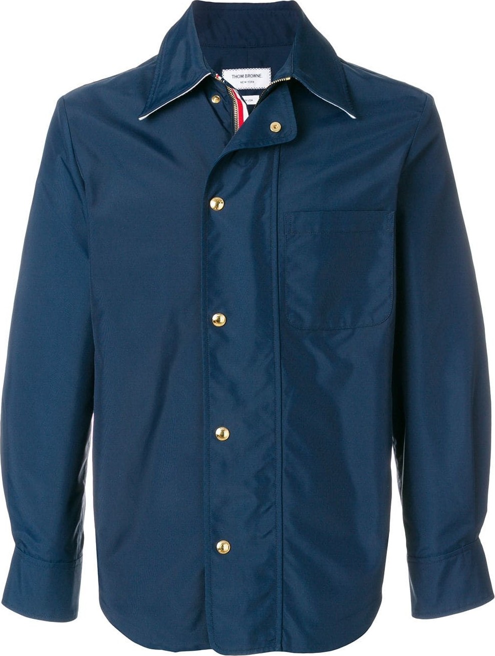 Thom Browne Nylon Tech Zip-Up Overshirt
