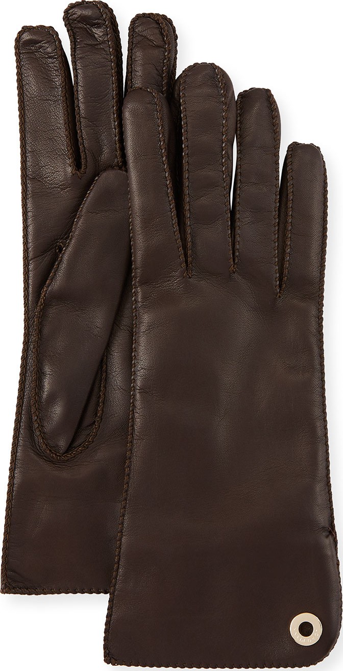 Loro Piana Jacqueli Leather Gloves