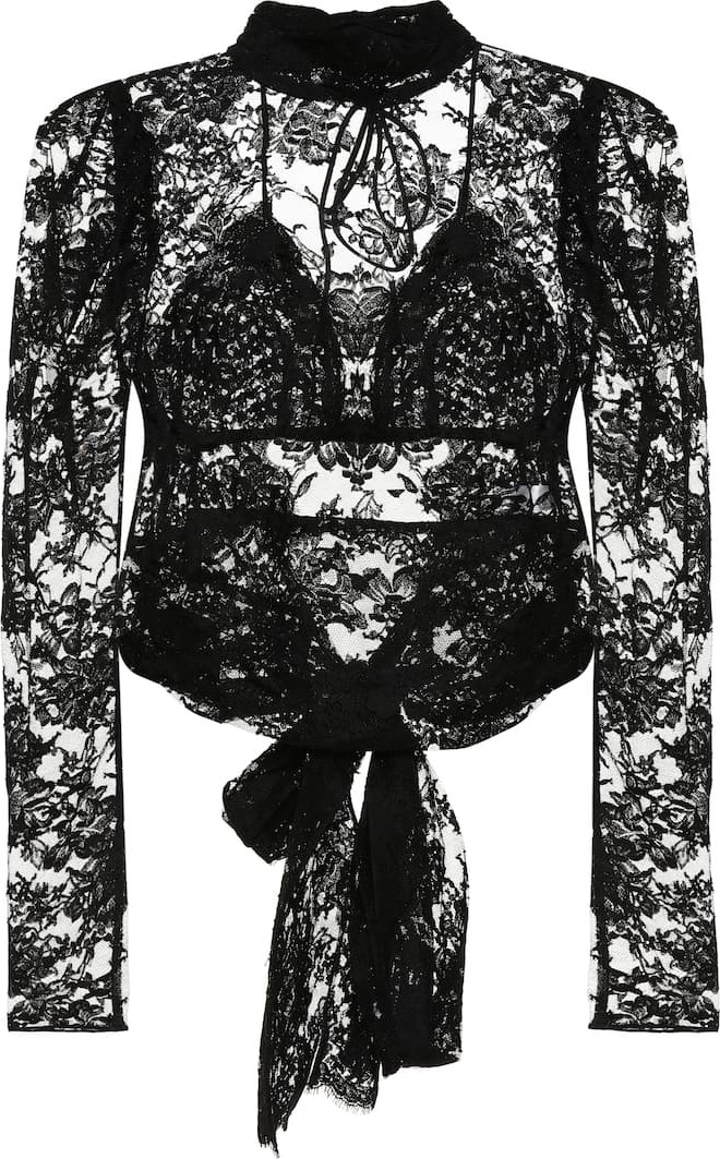 Magda Butrym Noto lace blouse