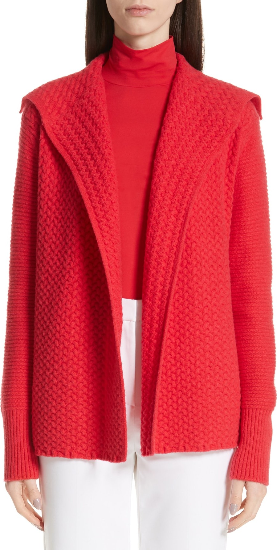 St. John Cable Knit Cardigan St. John Cable Knit Cardigan