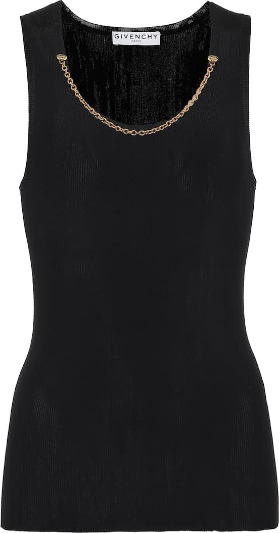 Givenchy Embellished knit tank top