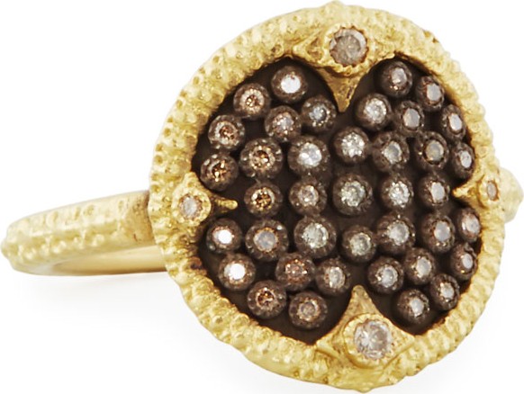 Armenta Old World Pave Diamond Disc Ring