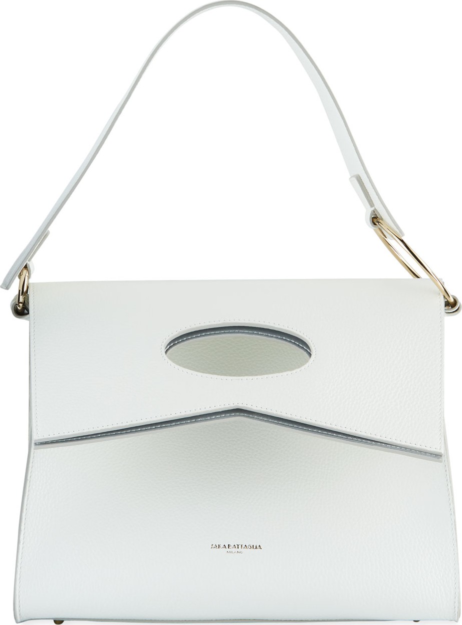 Sara Battaglia Virginia Leather Shoulder Bag