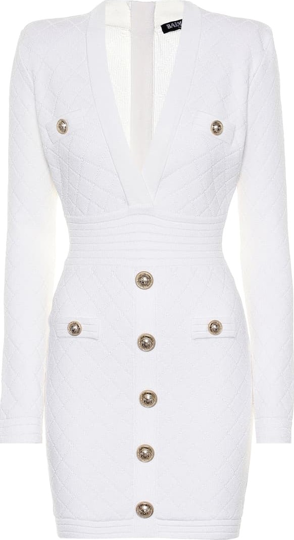 Balmain Embellished minidress