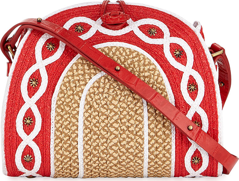 Eric Javits Lil Jiva Woven Straw Shoulder Bag