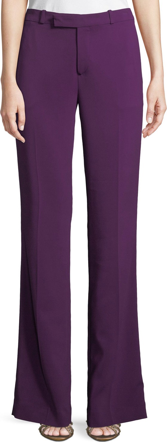 Etro Straight-Leg Cady Tab Pants