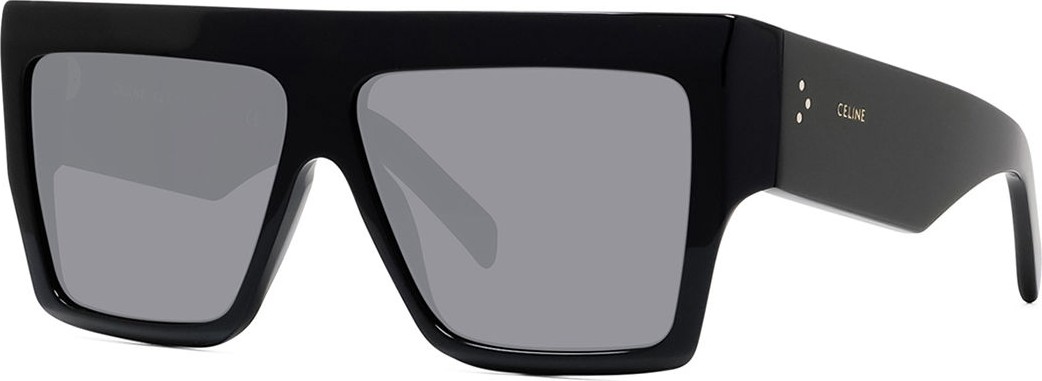 Celine Chunky Rectangle Acetate Sunglasses