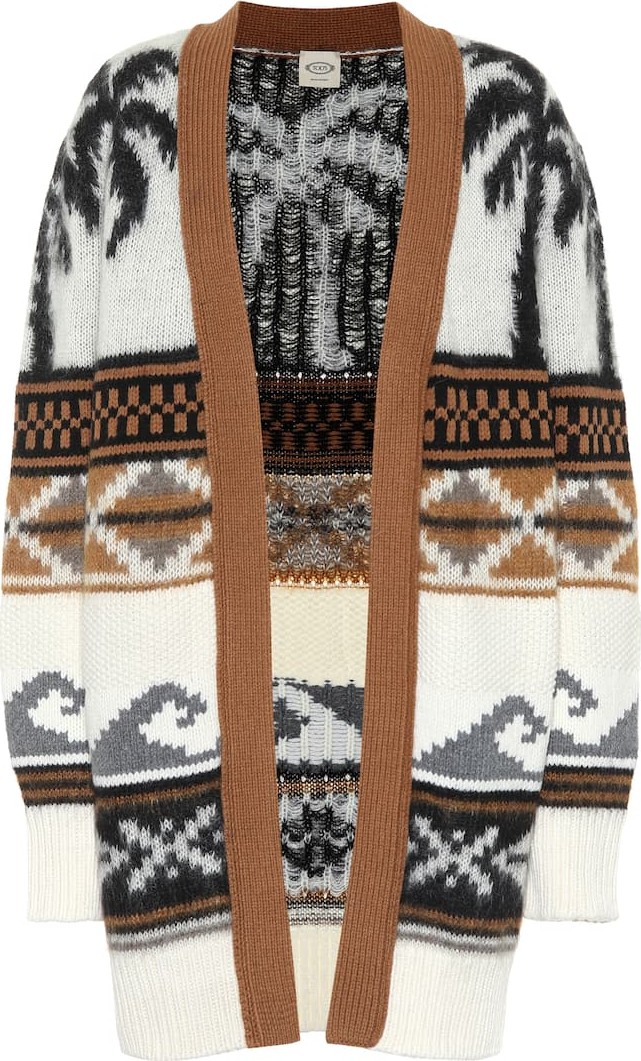 Tod's Wool-blend jacquard cardigan