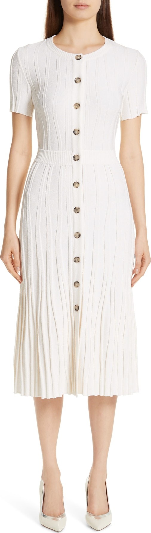 Altuzarra Knit Button Front Dress