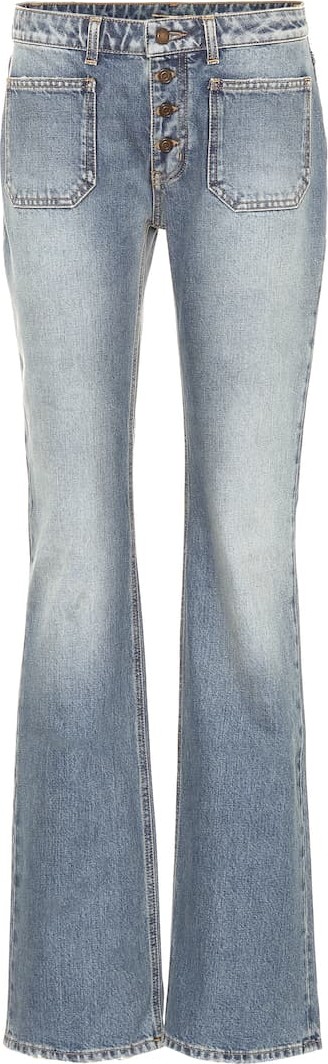Saint Laurent High-rise bootcut jeans